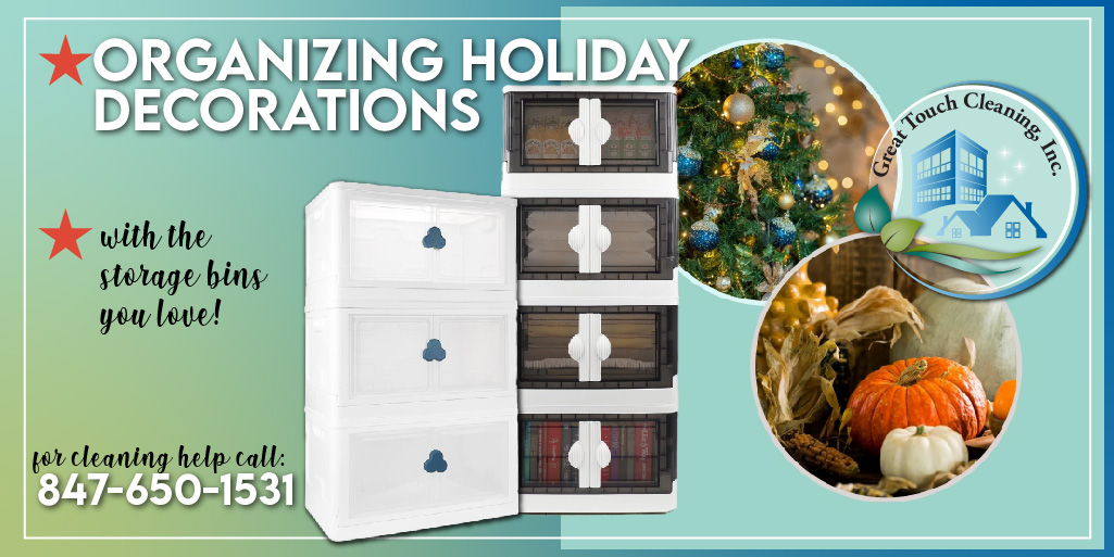 Organizing Holiday Decorations with Storage Bins