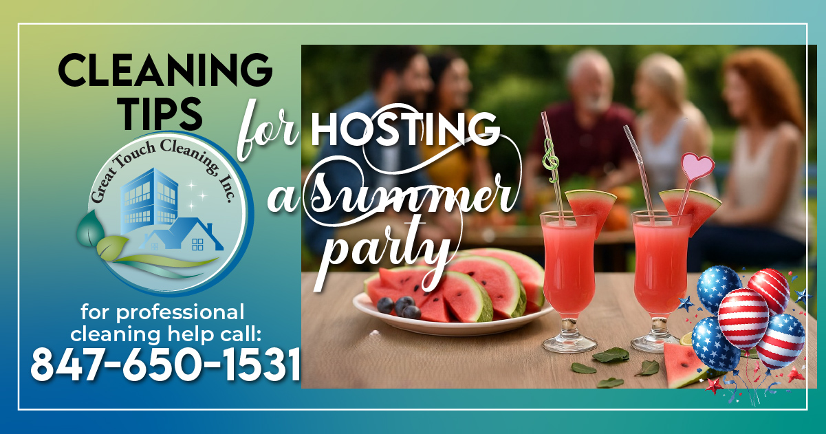 Cleaning Tips for Hosting a Summer Party